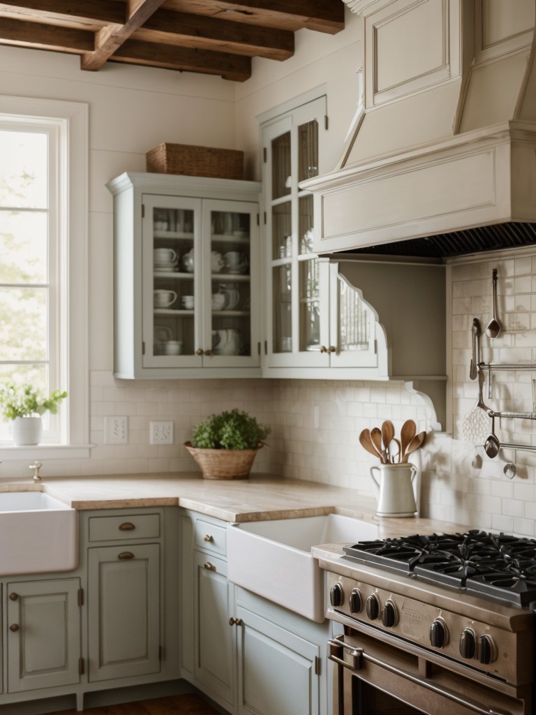 french-country-kitchen-design-vintage-inspired-decor-charming-floral-patterns-delicate-wrought-iron-details
