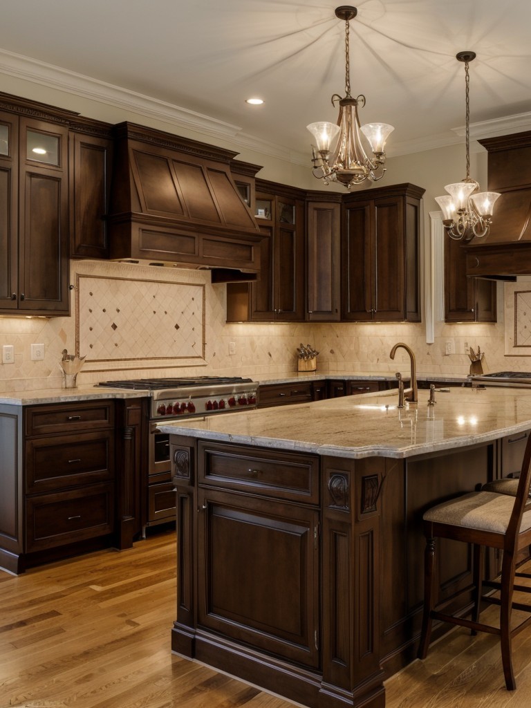 traditional-kitchen-ideas-classic-cabinetry-elegant-chandeliers-detailed-moldings-timeless-sophisticated-feel