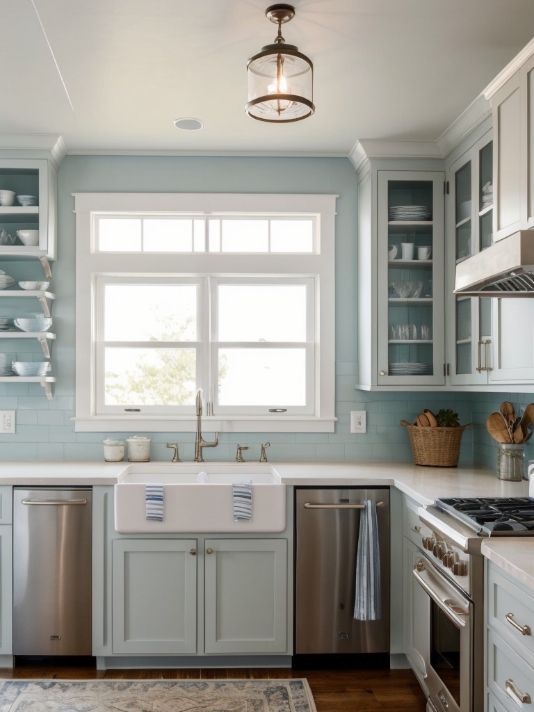 coastal-kitchen-ideas-nautical-touches-light-colors-plenty-natural-light