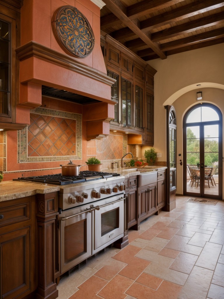 mediterranean-kitchen-ideas-vibrant-colors-terra-cotta-tiles-ornate-details-like-wrought-iron-accents
