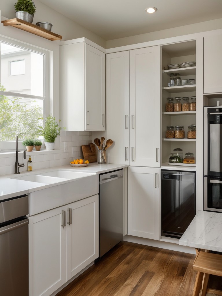 small-kitchen-design-ideas-to-maximize-space-such-using-galley-layout-installing-open-shelving-utilizing-multifunctional-furniture