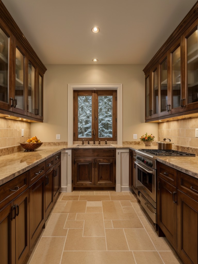 traditional-kitchen-ideas-warm-wood-finishes-decorative-molding-ornate-hardware-timeless-elegant-design