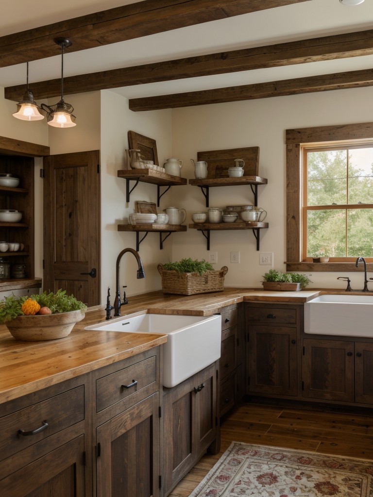 traditional-country-kitchen-warm-inviting-atmosphere-showcasing-beautiful-wood-beams-floral-patterns-farmhouse-sink