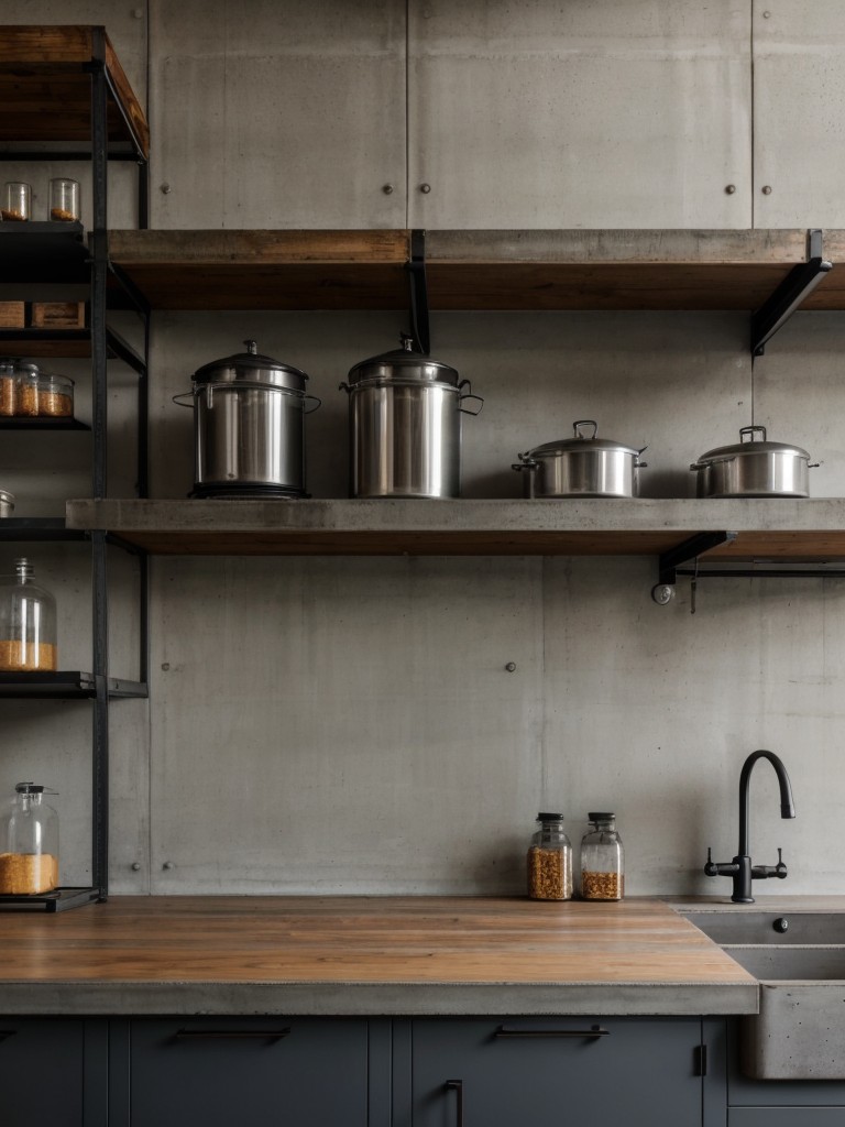 industrial-kitchen-ideas-that-embrace-raw-materials-like-concrete-metal-open-shelving-statement-lighting-bold-edgy-look
