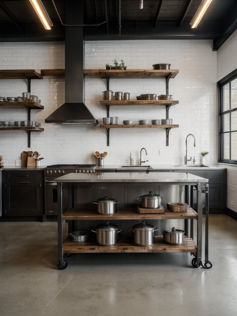 industrial-style-kitchens-exposed-brick-walls-stainless-steel-appliances-open-shelving-creating-raw-edgy-aesthetic
