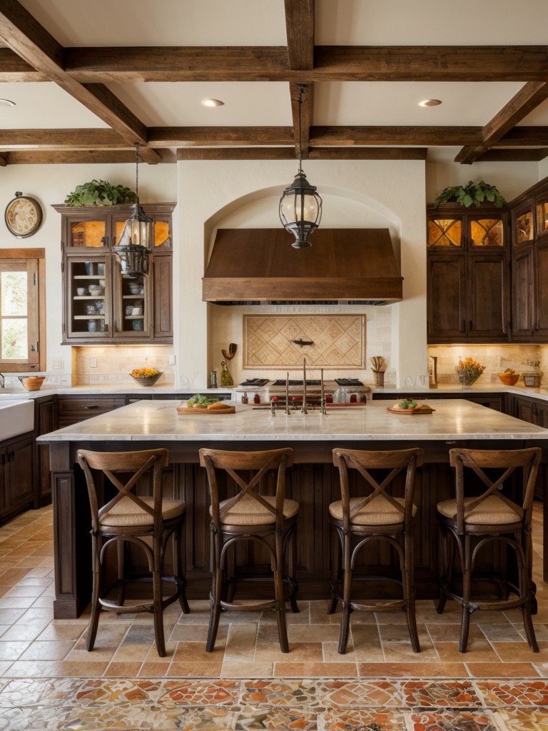 mediterranean-kitchen-ideas-vibrant-colors-ornate-tile-backsplash-rustic-wooden-accents-warm-inviting-space-reminiscent-european-villa