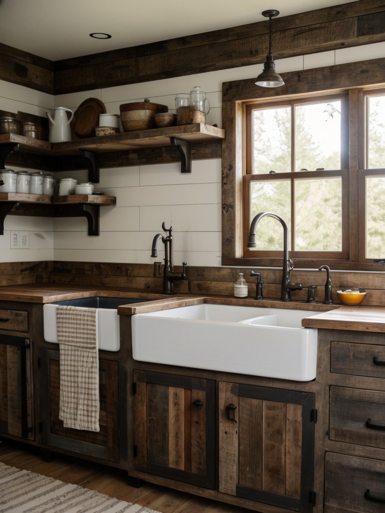 rustic-kitchen-ideas-reclaimed-wood-finishes-farmhouse-sink-vintage-accessories-charming-country-inspired-look