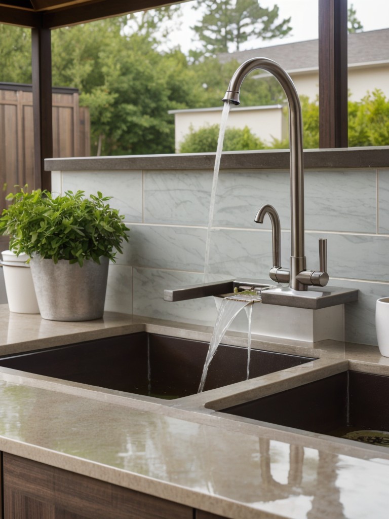incorporate-water-feature-outdoor-sink-convenient-clean-up-dishes-utensils