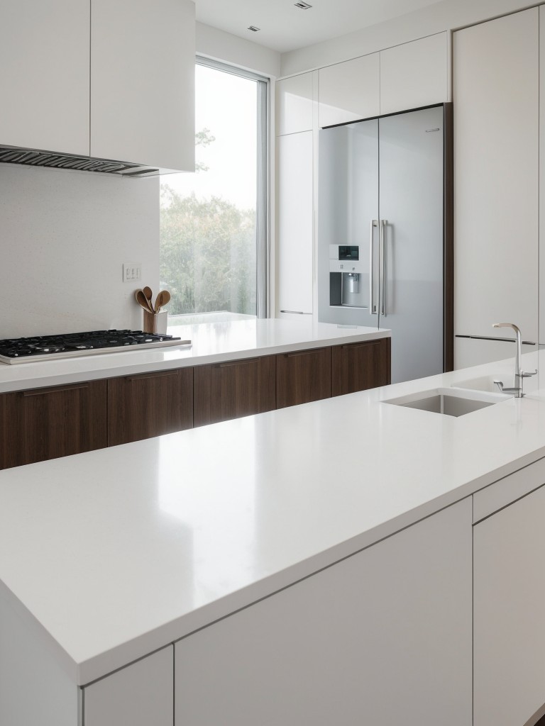 contemporary-kitchen-ideas-clean-lines-minimalist-approach-using-sleek-white-cabinetry-quartz-countertops-minimalist-hardware-add-sleek-modern-applian