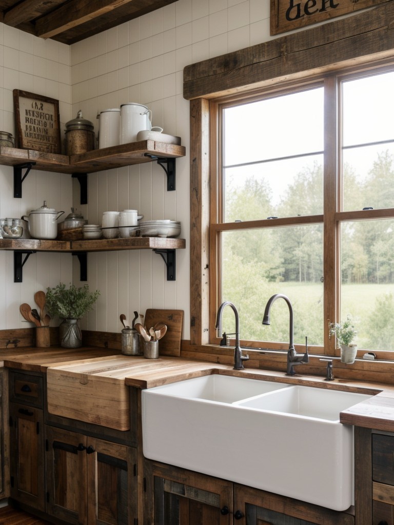 rustic-farmhouse-kitchen-ideas-reclaimed-wood-accents-farmhouse-sink-open-shelving-cozy-lived-feel