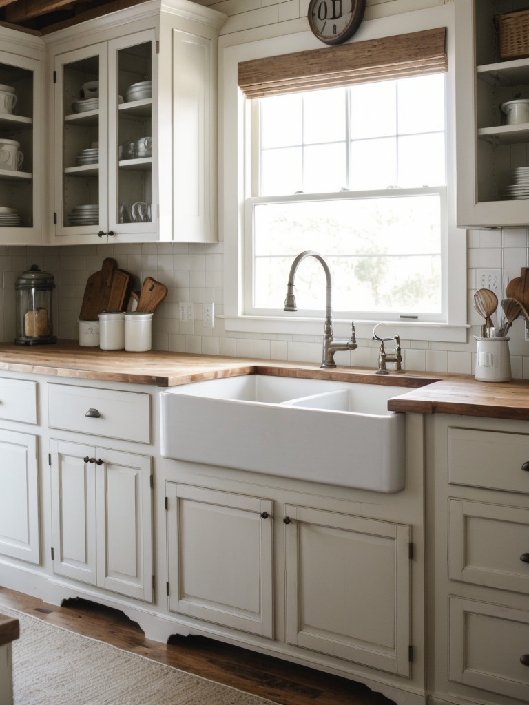 farmhouse-kitchen-ideas-charming-country-inspired-design-incorporating-large-farmhouse-table-vintage-kitchenware-farmhouse-sink