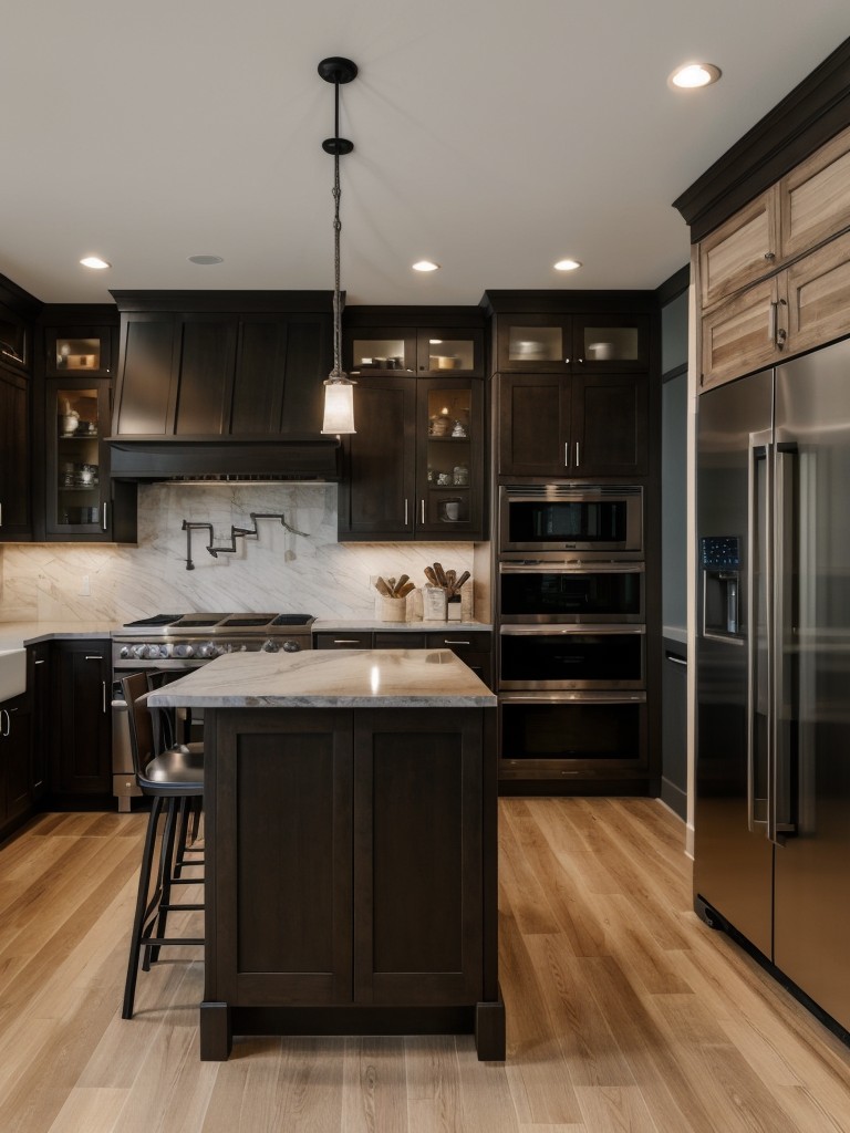 transitional-kitchen-ideas-blend-traditional-contemporary-styles-featuring-mix-modern-appliances-classic-cabinetry