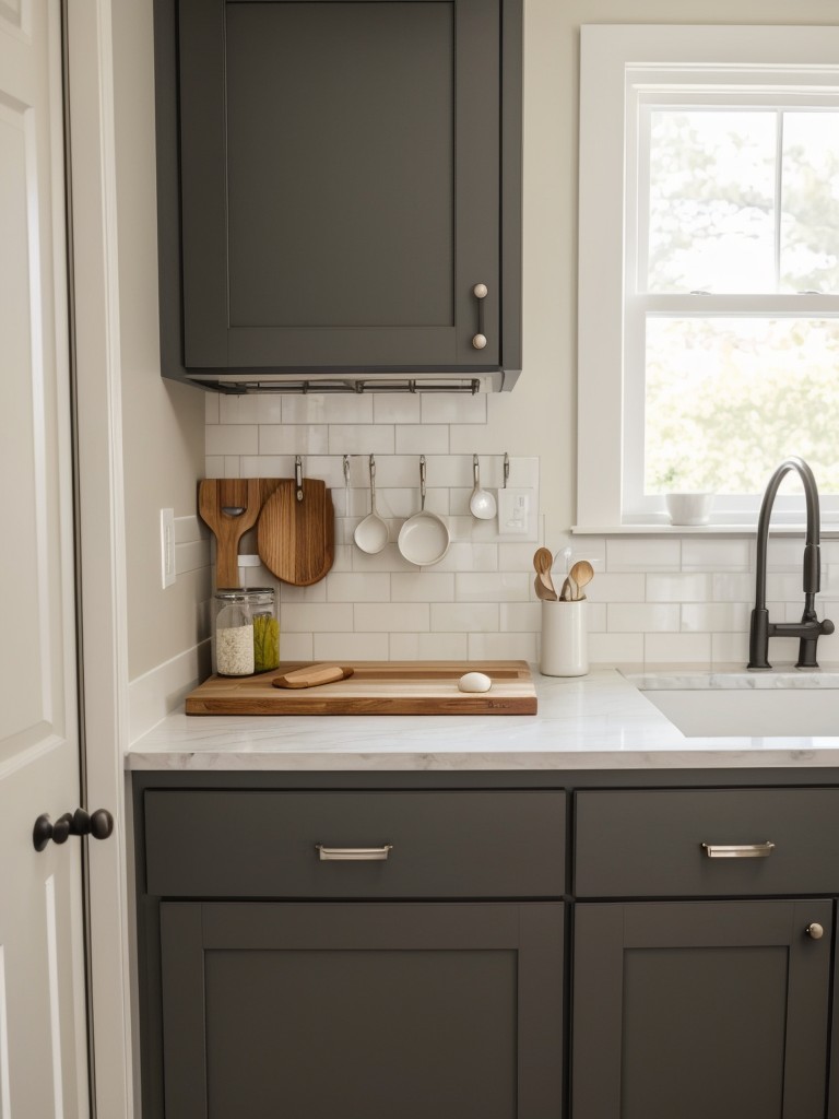 utilizing-back-cabinet-doors-hanging-measuring-spoons-cutting-boards-other-small-items
