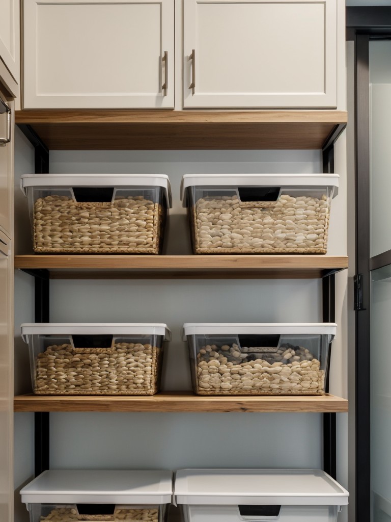 utilizing-vertical-space-stackable-storage-containers-floating-shelves-additional-storage