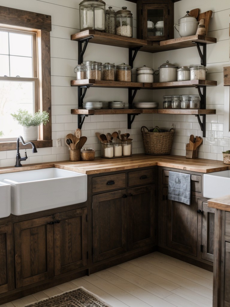 farmhouse-kitchen-inspiration-rustic-accents-farmhouse-sink-open-shelving-to-showcase-vintage-kitchenware