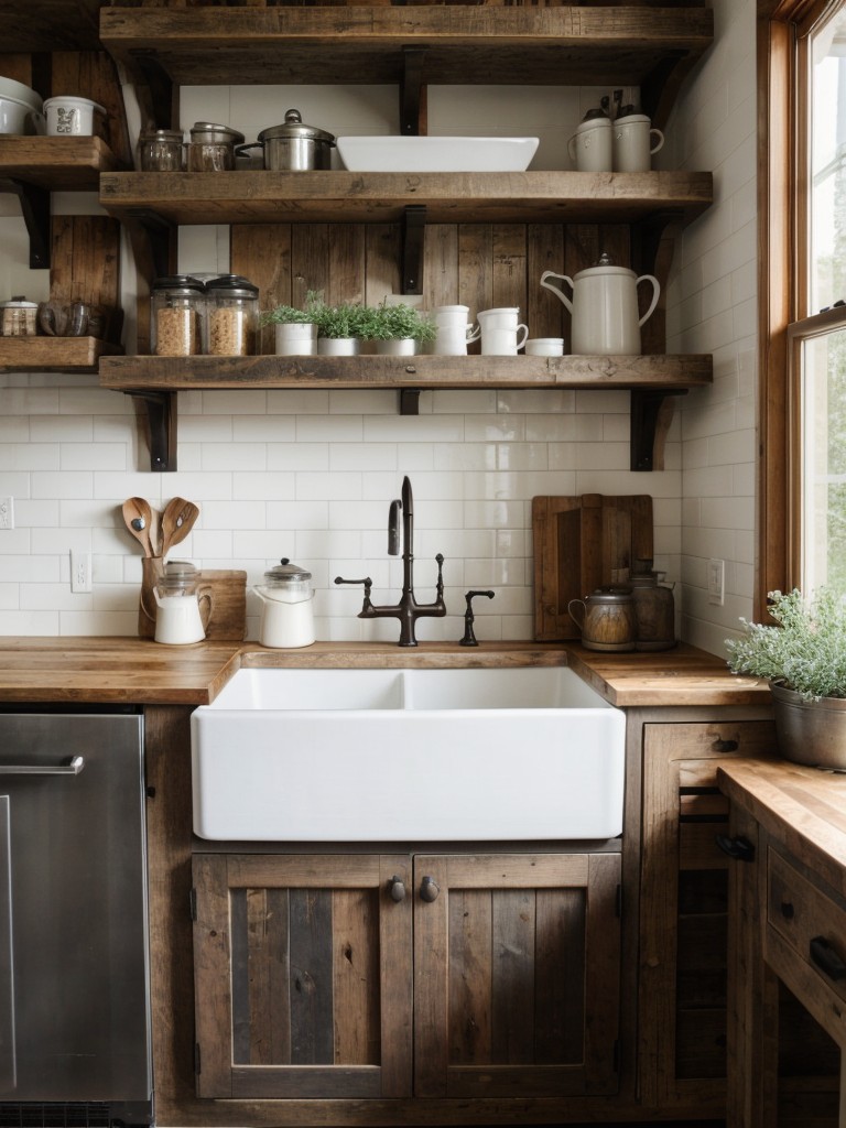 rustic-kitchen-design-ideas-featuring-reclaimed-wood-vintage-accents-farmhouse-style-touches-like-open-shelving-apron-sink