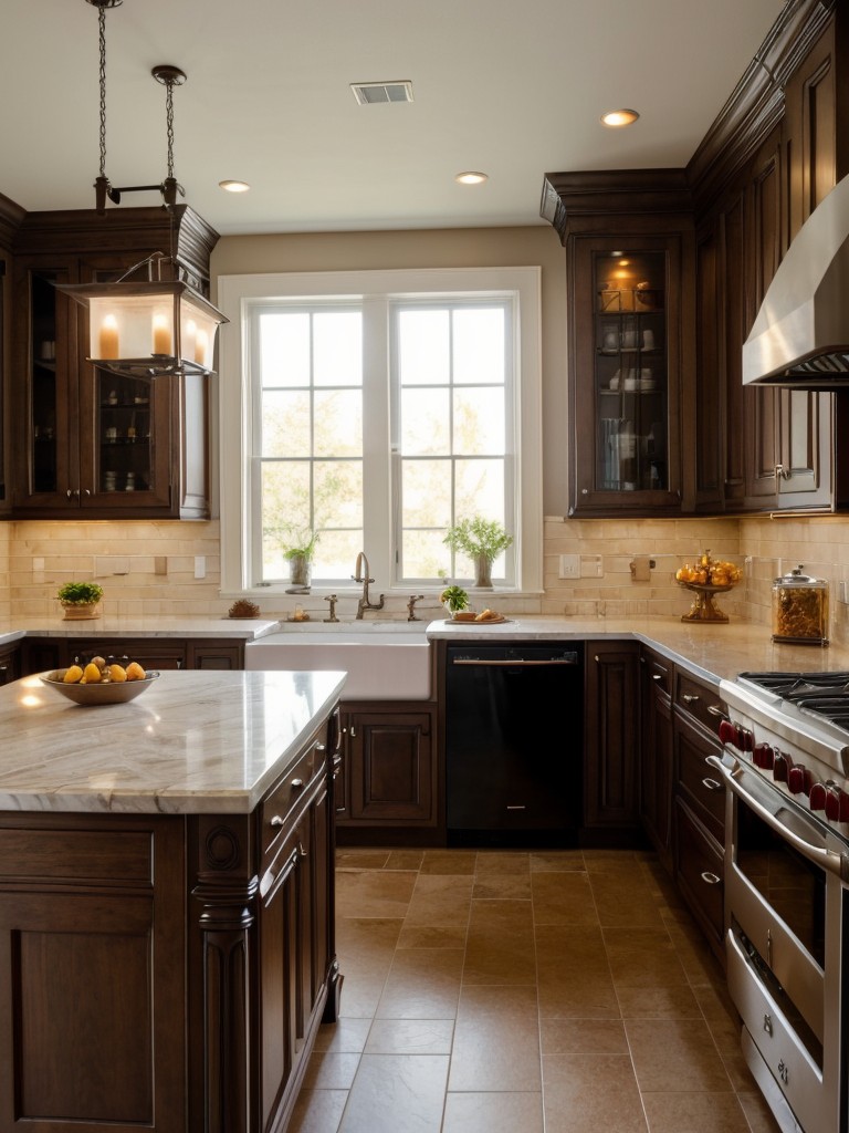 traditional-kitchen-ideas-ornate-cabinetry-intricate-tile-backsplashes-cozy-breakfast-nook