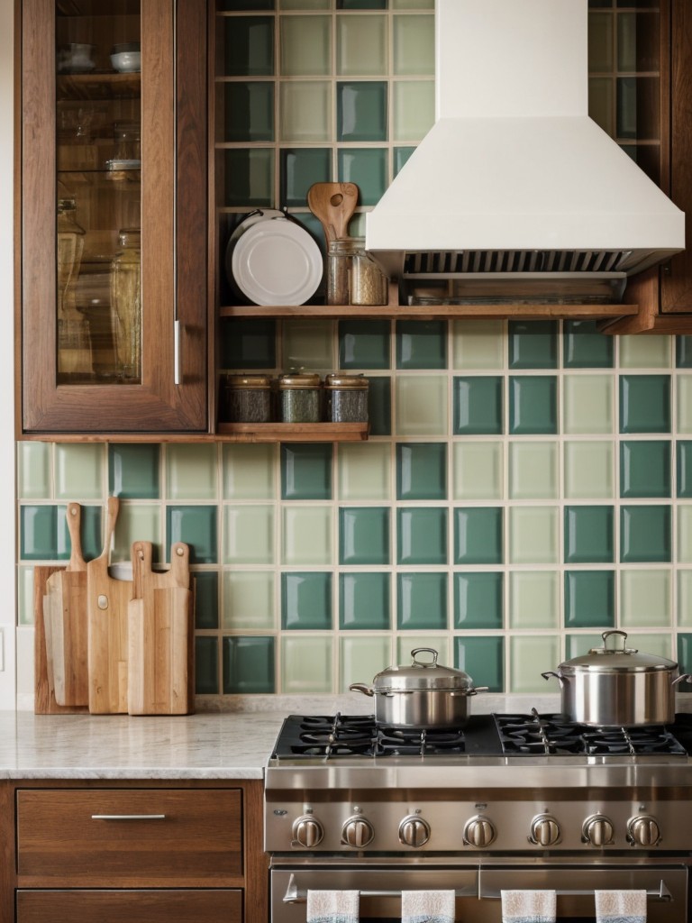 eclectic-kitchen-ideas-mix-colors-patterns-textures-featuring-unique-tile-backsplash-vibrant-kitchen-accessories-mix-modern-vintage-furniture