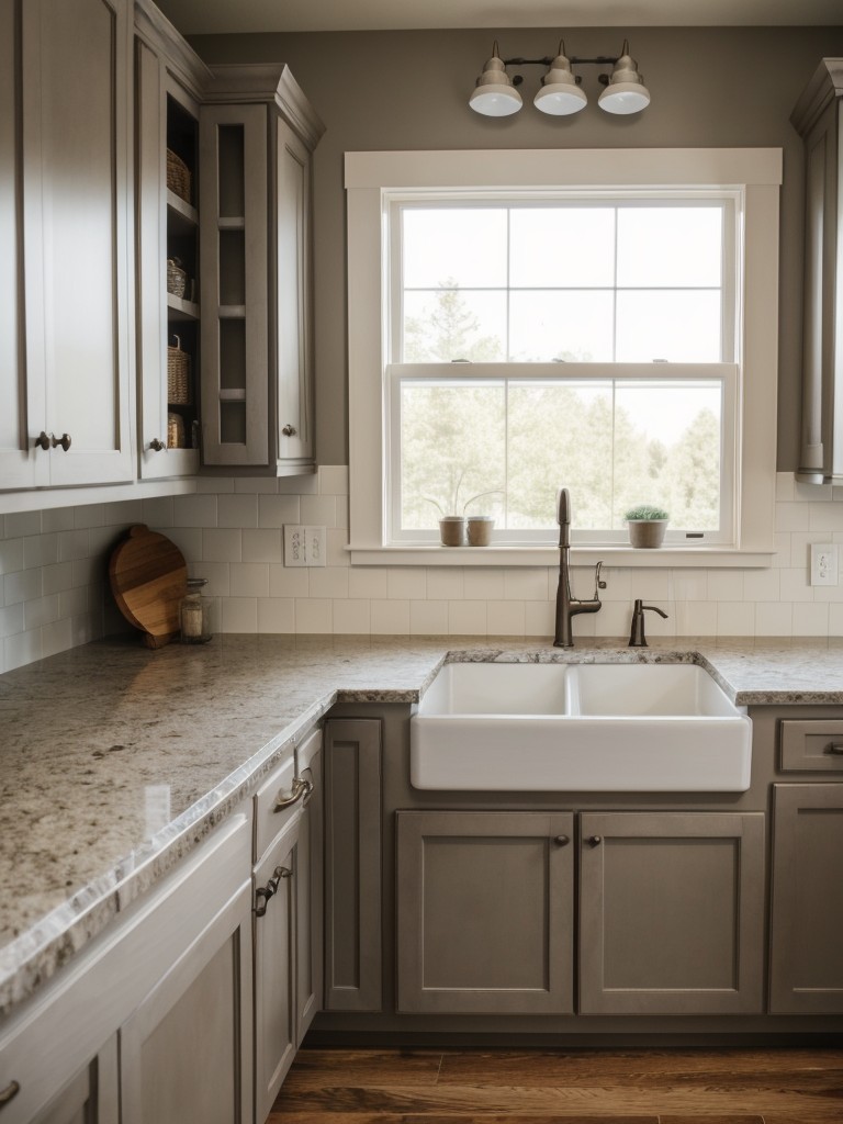 transitional-kitchen-ideas-blend-traditional-modern-elements-showcasing-neutral-colors-granite-countertops-farmhouse-style-sink