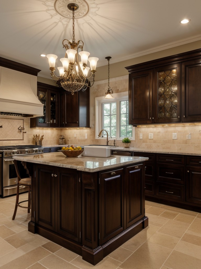 traditional-kitchen-design-classic-elements-like-ornate-cabinetry-large-center-island-elegant-lighting-fixtures