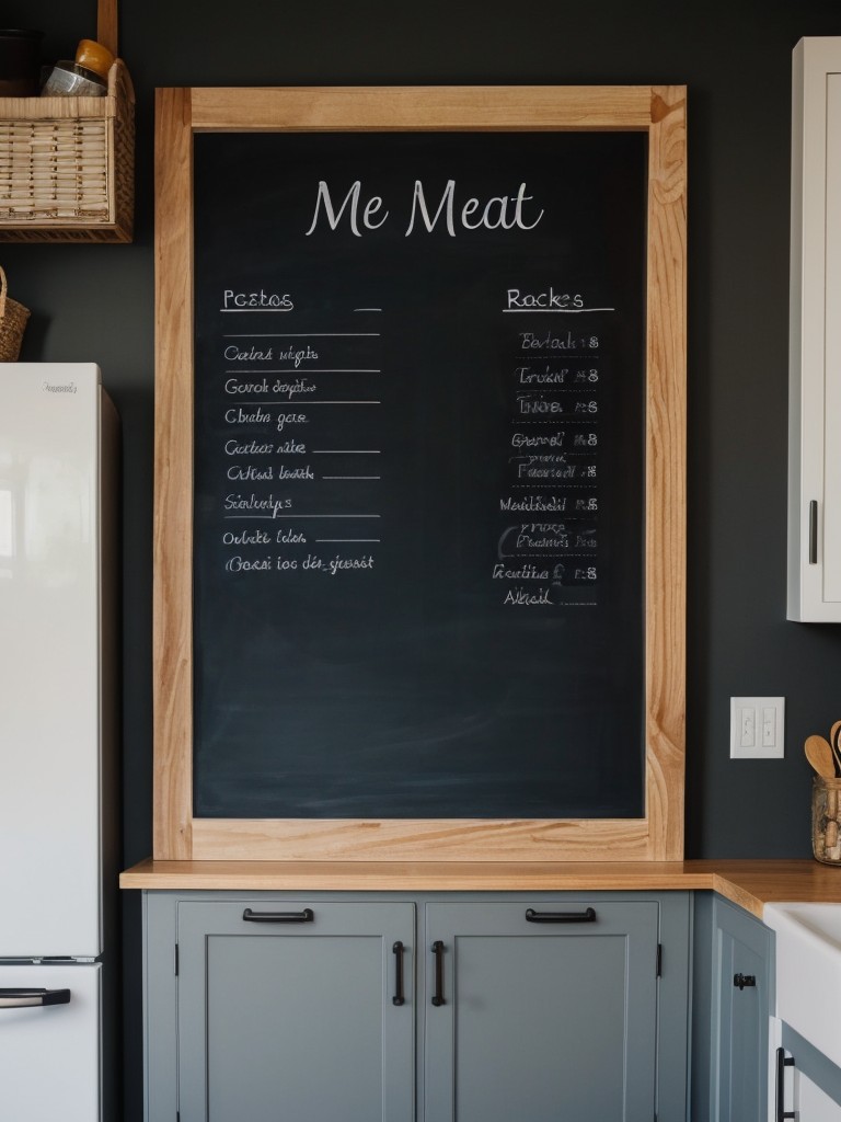 install-chalkboard-wall-cabinet-door-creative-menu-grocery-list-display