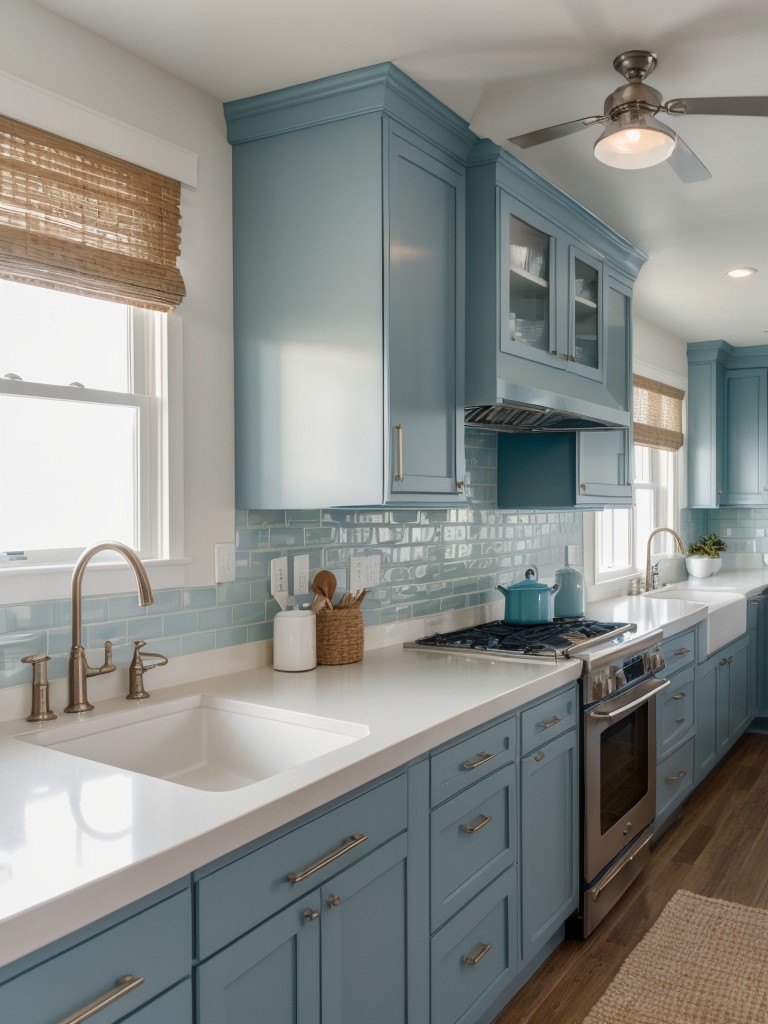coastal-kitchen-design-light-blue-cabinets-nautical-decor-beach-inspired-vibe