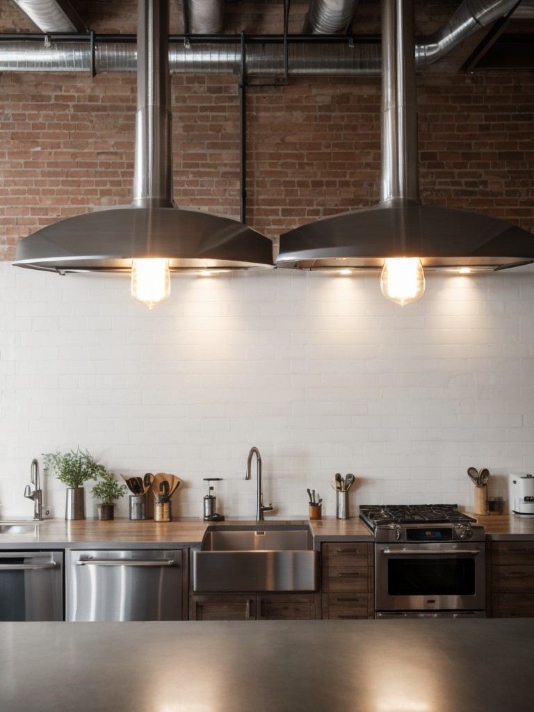 industrial-kitchen-design-ideas-sleek-urban-look-incorporating-stainless-steel-appliances-exposed-brick-walls-pendant-lights-trendy-edgy-vibe