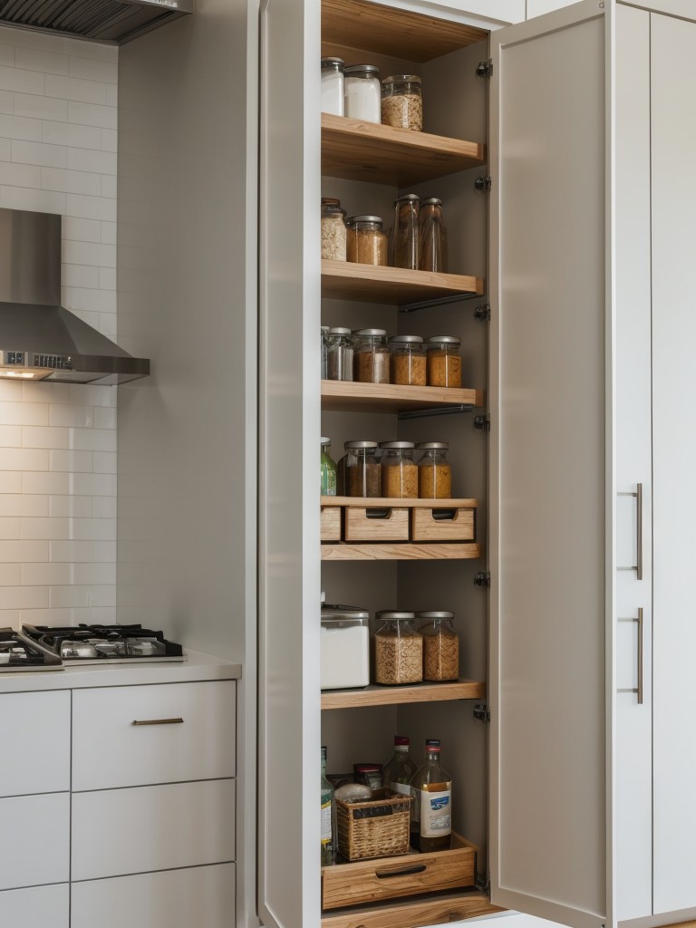 utilizing-vertical-space-tall-cabinets-shelving-units-apartment-kitchens