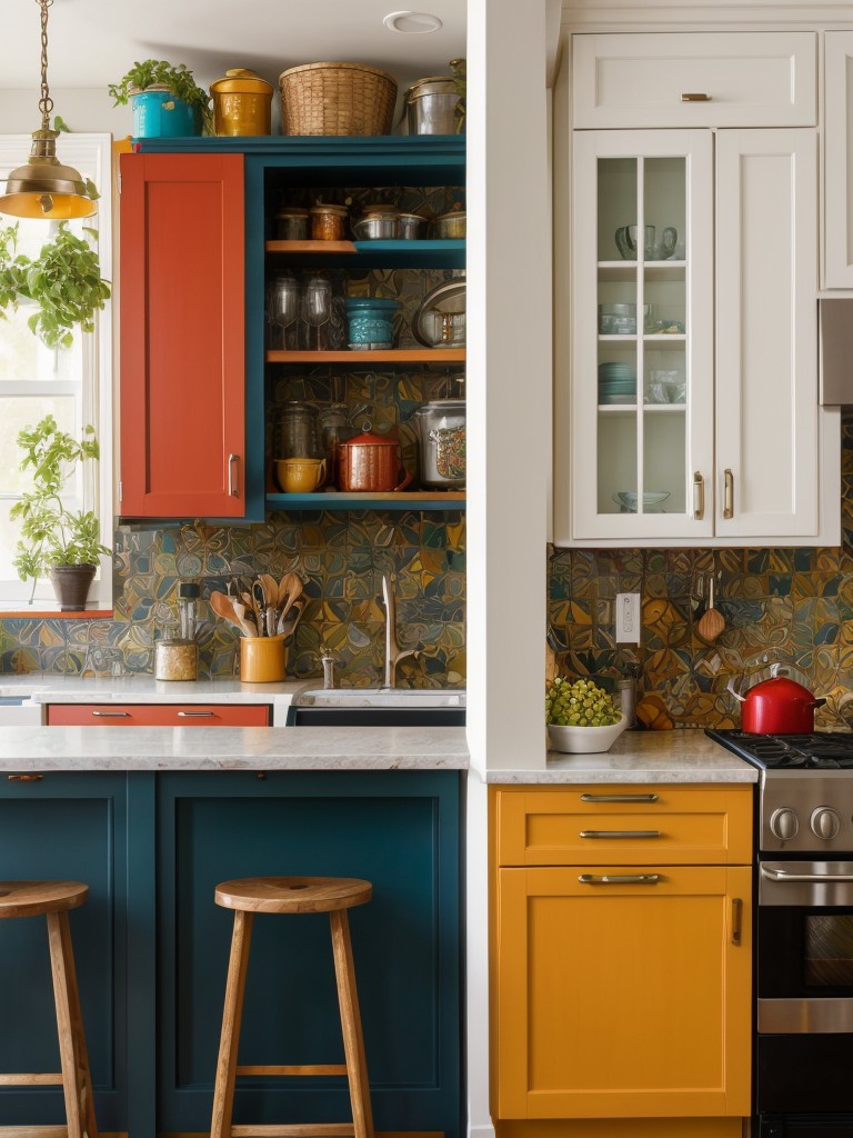 eclectic-kitchen-designs-mix-styles-incorporating-vibrant-colors-patterns-unique-accessories-bold-personalized-look