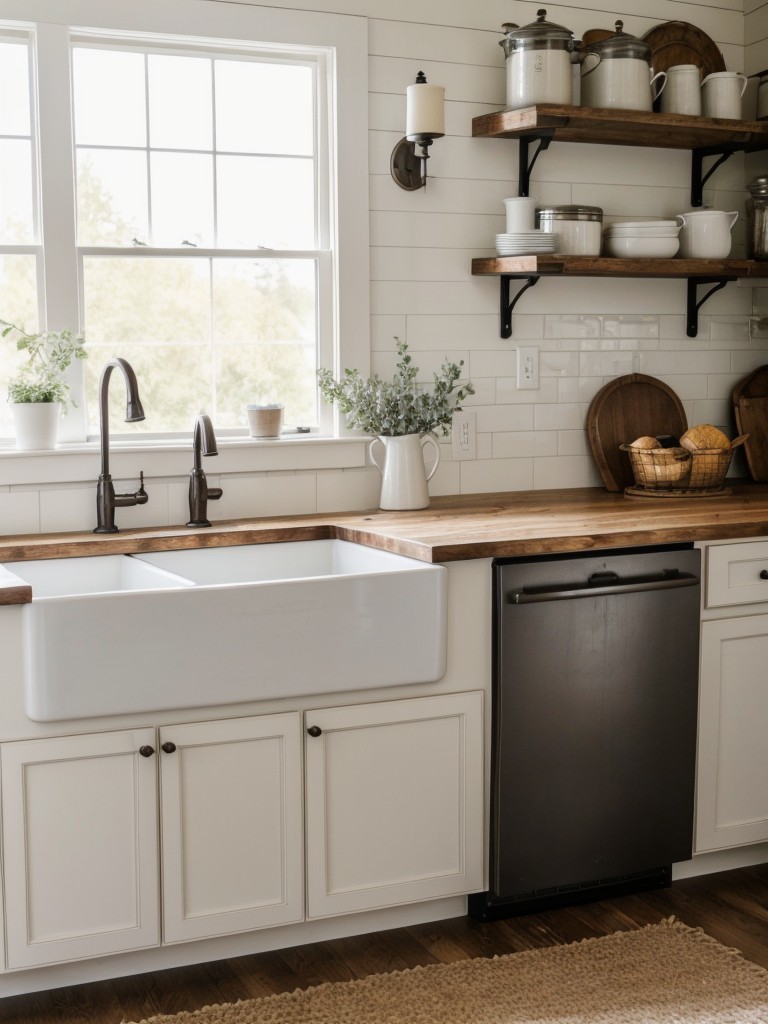 farmhouse-kitchen-ideas-charming-cozy-vibe-including-elements-like-farmhouse-sink-open-shelving-large-family-style-dining-table-creating-welcoming-spa