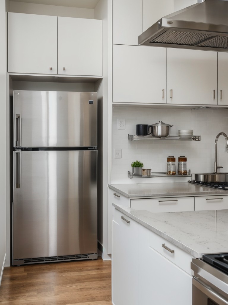 incorporating-stainless-steel-appliances-open-shelving-minimalist-look