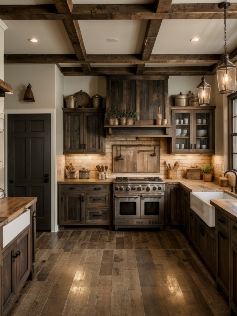 farmhouse-kitchen-ideas-rustic-distressed-finishes-vintage-decor-cozy-warm-atmosphere
