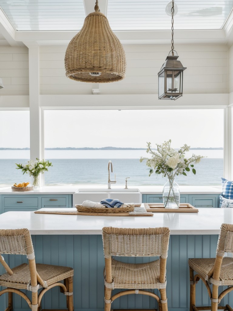 coastal-kitchen-design-ideas-beachy-relaxed-vibe-using-light-airy-colors-like-blues-whites-incorporating-natural-textures-such-rattan-bar-stools-addin