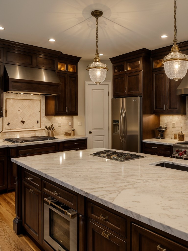 traditional-kitchen-design-ideas-elegant-wooden-cabinetry-classic-marble-countertops-ornate-lighting-fixtures-timeless-sophisticated-feel