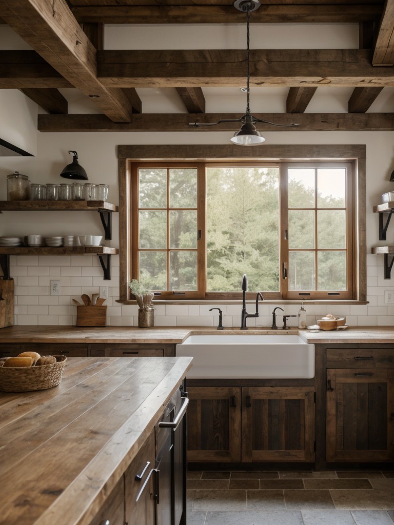rustic-kitchen-design-ideas-that-embrace-natural-elements-featuring-exposed-beams-stone-brick-accents-farmhouse-style-sink-creating-warm-inviting-ambi