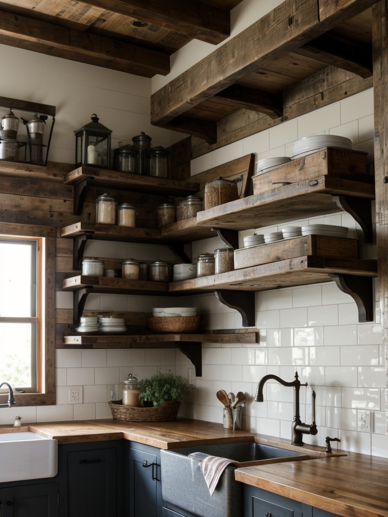 cozy-farmhouse-kitchen-ideas-rustic-elements-such-exposed-beams-reclaimed-wood-accents-farmhouse-sinks-paired-vintage-inspired-decor-open-shelving