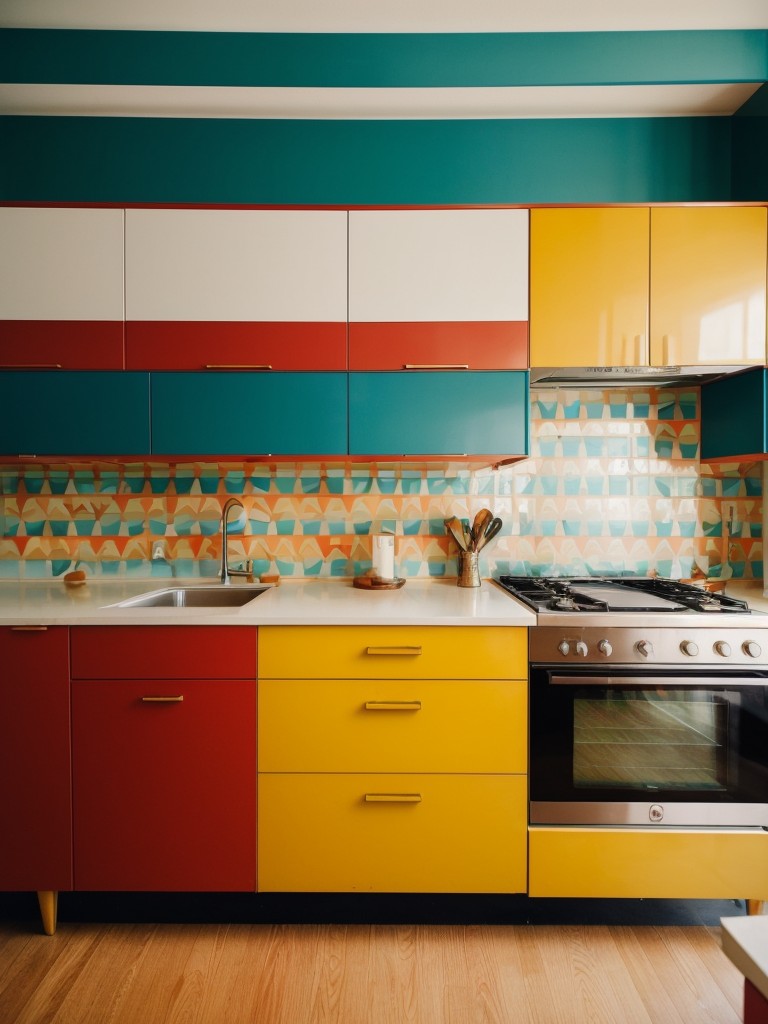 mid-century-modern-kitchen-ideas-retro-flair-incorporating-bold-vibrant-colors-unique-geometric-patterns-sleek-iconic-furniture-pieces
