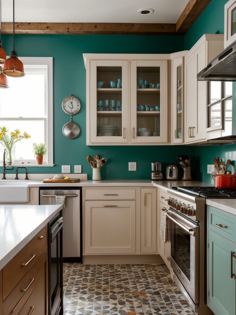 eclectic-kitchen-ideas-mix-different-styles-patterns-colors-unique-vibrant-look