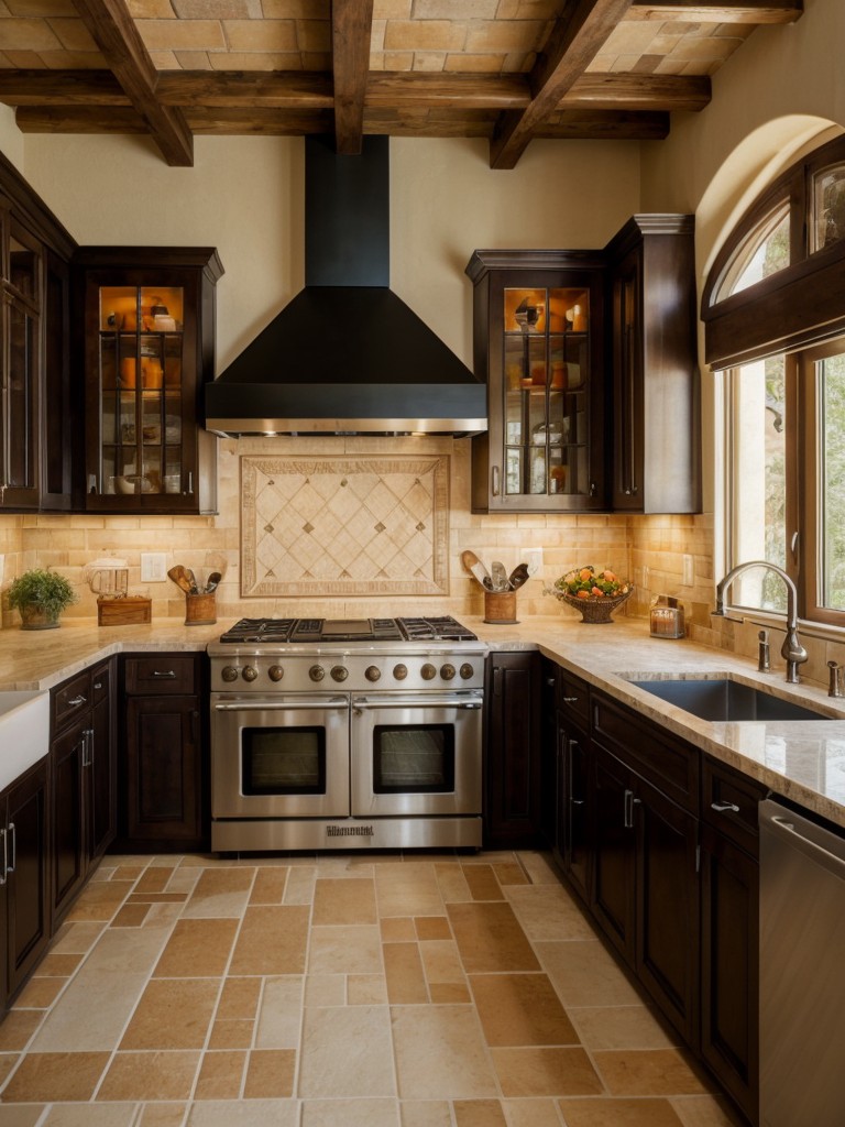 mediterranean-kitchen-ideas-warm-earthy-tones-incorporating-mosaic-tiles-wrought-iron-accents-decorative-pottery-to-bring-touch-mediterranean-lifestyl