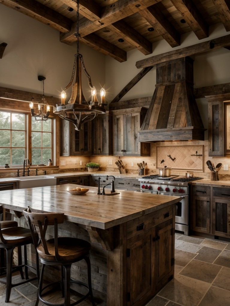 rustic-kitchen-ideas-embracing-beauty-natural-materials-such-stone-wood-wrought-iron-exposed-beams-farmhouse-sinks-antler-chandeliers-cozy-rustic-ambi
