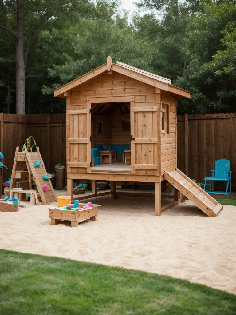 make-your-backyard-kid-friendly-paradise-diy-playhouse-sandbox-filled-kinetic-sand-diy-obstacle-course-to-keep-them-entertained