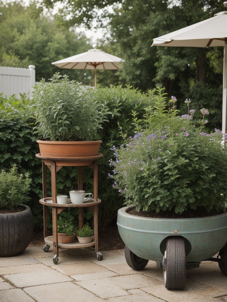 utilize-old-items-to-create-unique-planters-such-repurposing-vintage-teacups-old-tires-transform-your-backyard-into-charming-eco-friendly-space