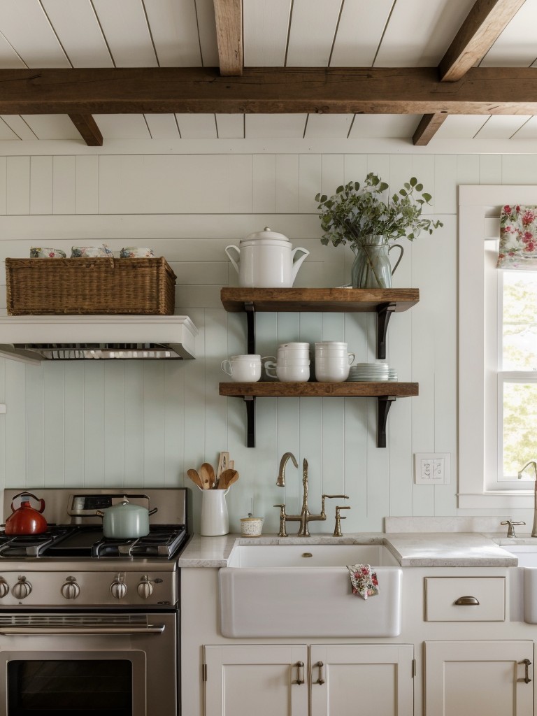 cottage-style-kitchen-design-vintage-inspired-appliances-floral-prints-charming-farmhouse-sink