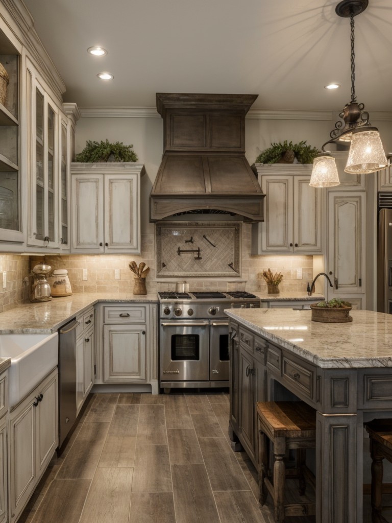 french-country-kitchen-ideas-characterized-ornate-detailing-soft-colors-distressed-finishes-vintage-inspired-look