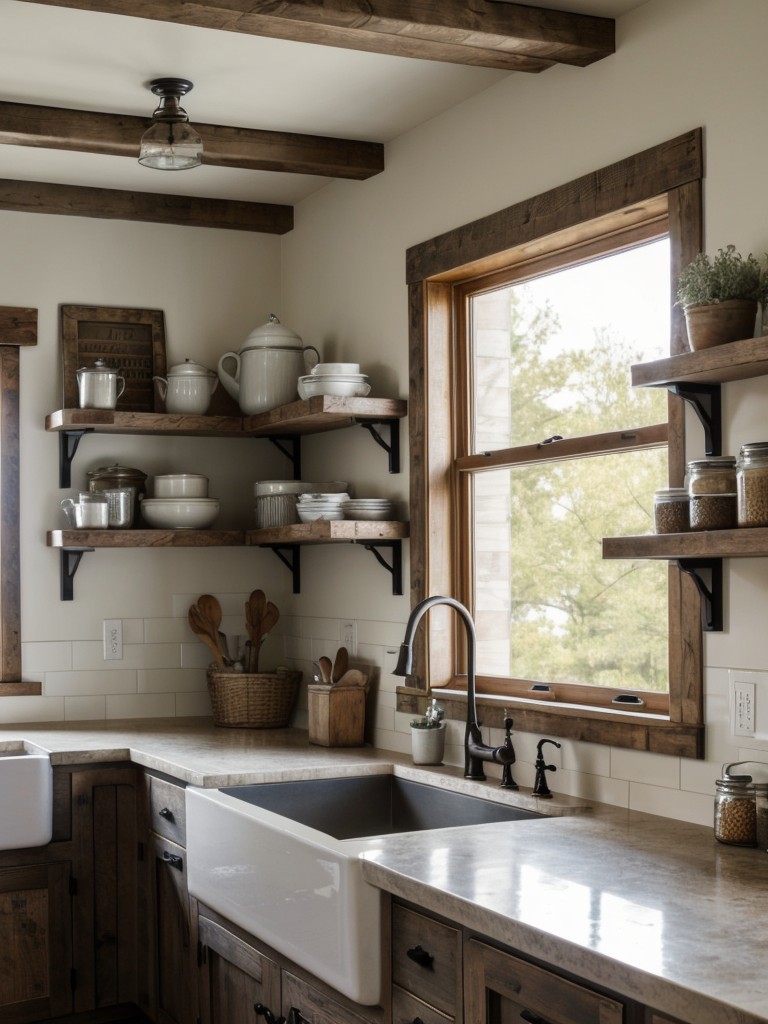 farmhouse-kitchen-design-rustic-elements-such-exposed-beams-farmhouse-sink-open-shelving-vintage-decor