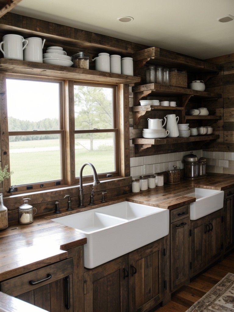 farmhouse-kitchen-ideas-rustic-charm-featuring-distressed-wood-accents-farmhouse-sink-open-shelving-creating-cozy-inviting-atmosphere