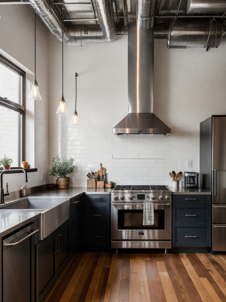 industrial-kitchen-style-featuring-exposed-brick-walls-metal-accents-sleek-stainless-steel-appliances