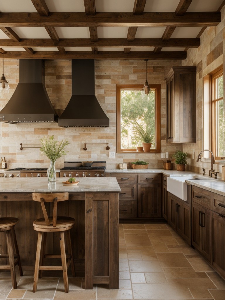 mediterranean-kitchen-style-warm-earth-tones-decorative-tiles-rustic-wooden-finishes
