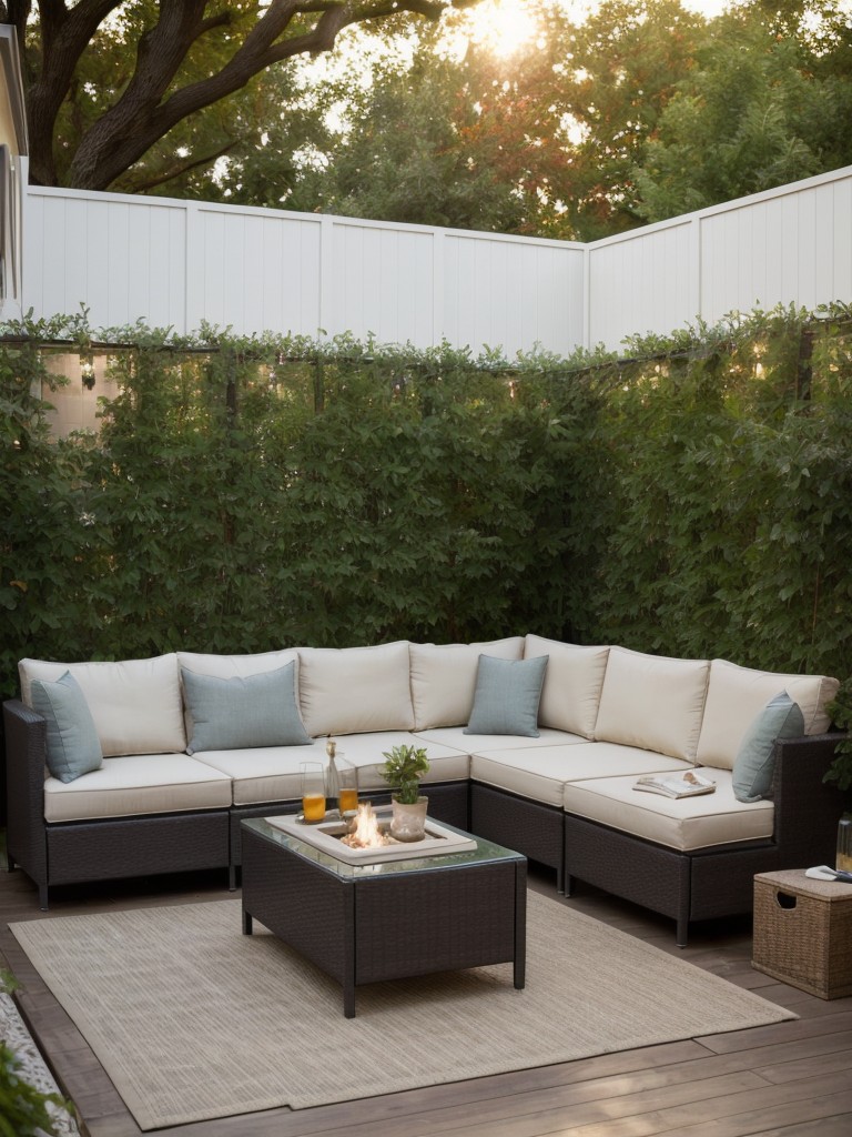 create-intimate-outdoor-living-space-your-urban-backyard-using-strategic-privacy-screens-cozy-seating-soft-lighting