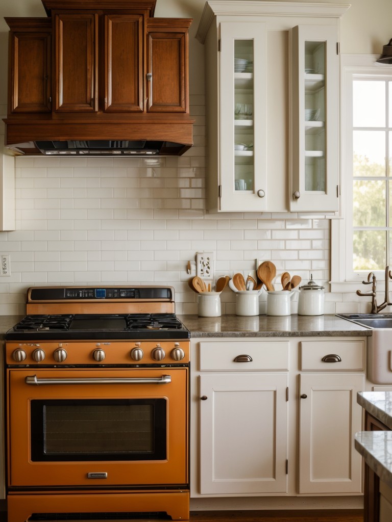 vintage-inspired-kitchen-design-featuring-retro-appliances-antique-knobs-colorful-backsplash